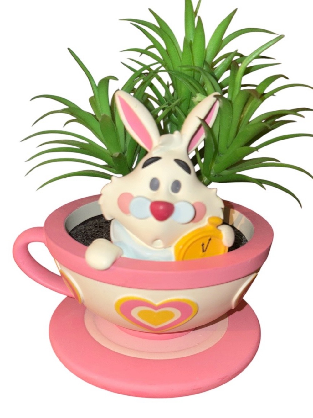 Disney White Rabbit Tea Cup Succulent Planter By Jerrod Maruyama New